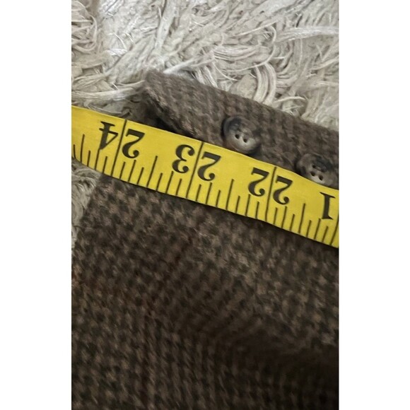 Vintage Brooks Brothers 100% Camel Hair Blazer Houndstooth Suit Jacket 43R - Picture 13 of 14